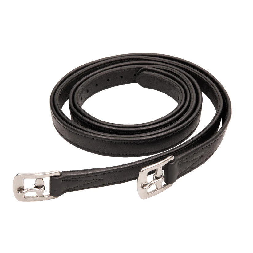 Syd Hill Soft Leather Stirrup Leathers with Nylon Insert