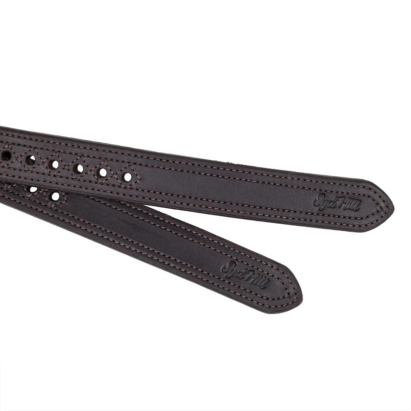 Syd Hill Polo Cross-Stitched Leather Stirrup