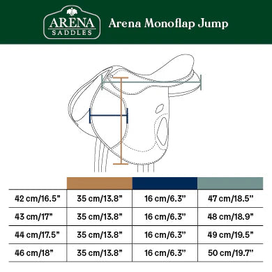 Arena Jump MONOFLAP Saddle