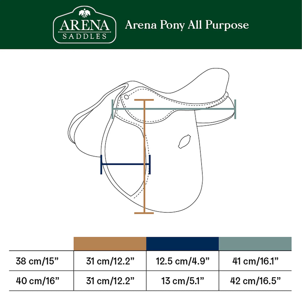 Arena All Purpose Saddle PONY