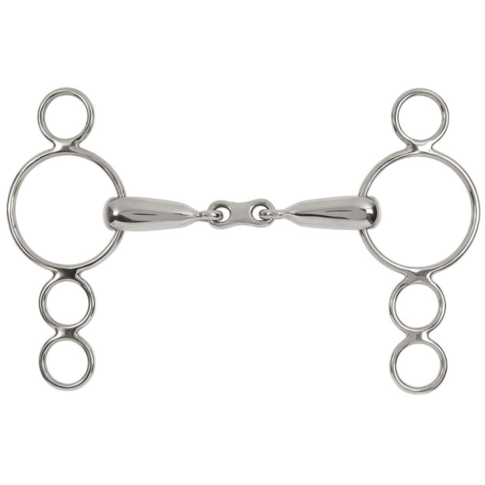 Hollow Mouth Dutch Gag Bit w/French Link