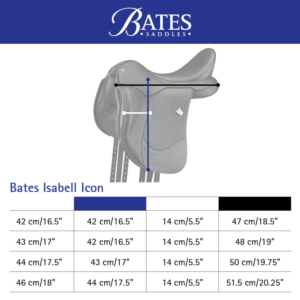 Bates Isabell Icon Dressage Saddle