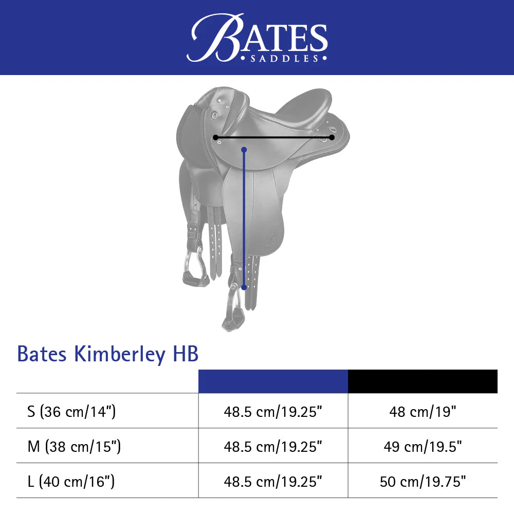 Bates Kimberley Half Breed Rough Out Saddle