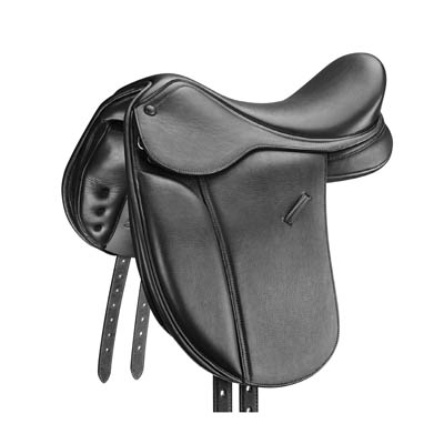 Bates Pony Show Saddle black