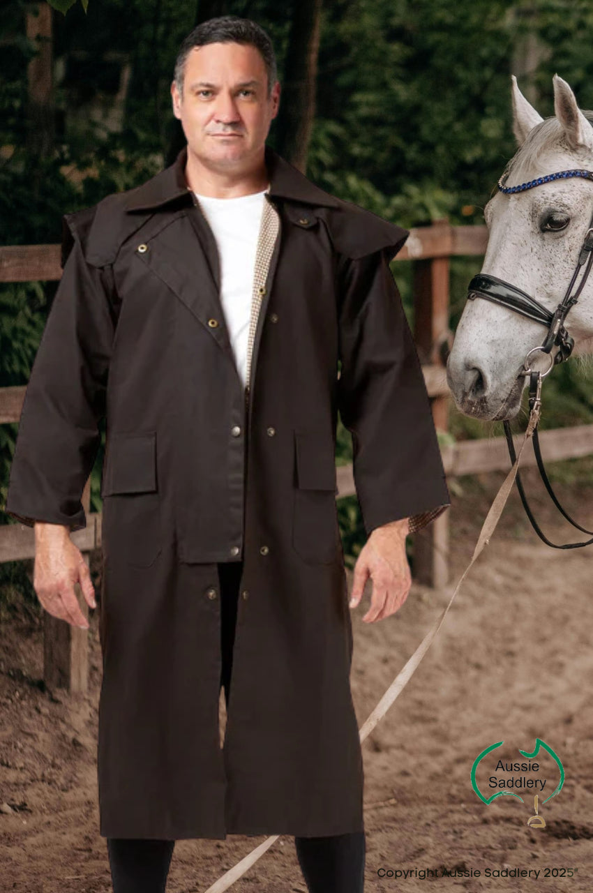 Syd Hill Deluxe Full Length Oilskin Coat