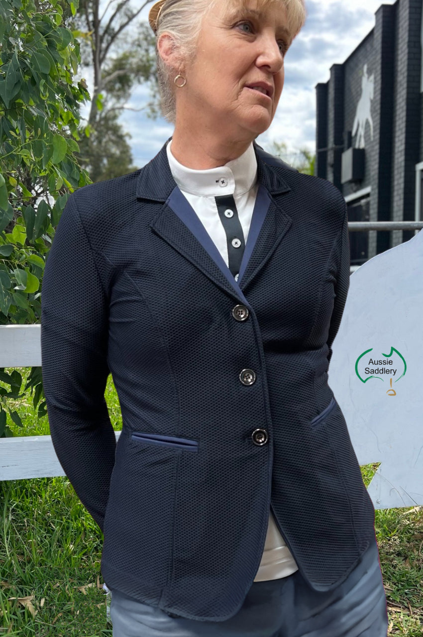 Summer Mesh Riding Jacket Navy