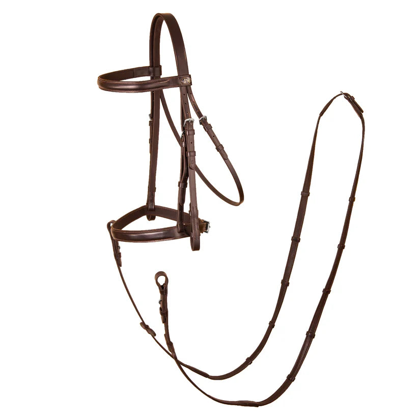 Syd Hill Raised Show Snaffle brown