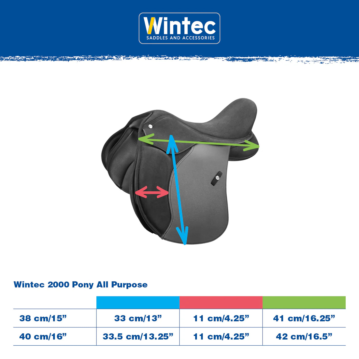 Wintec 2000 All Purpose Saddle PONY Model