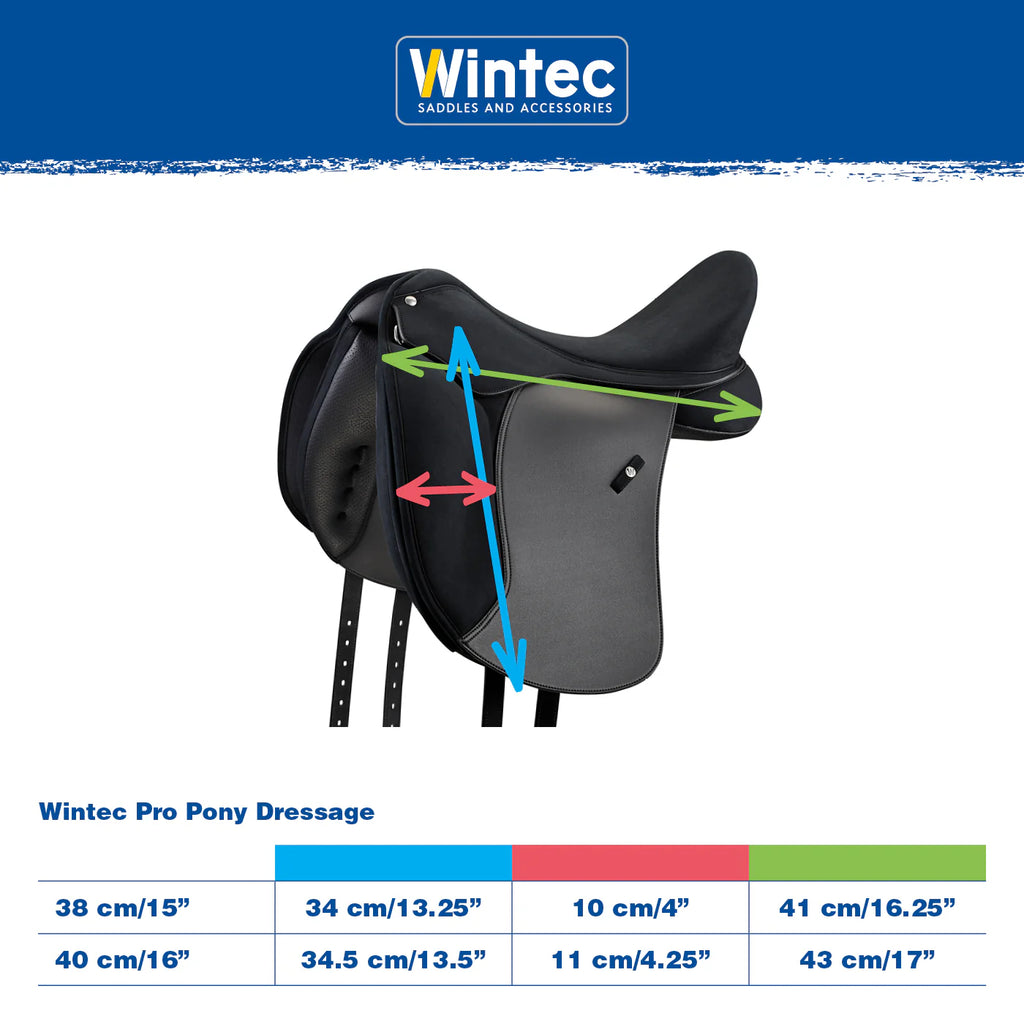 Wintec Pro Dressage Saddle PONY Model