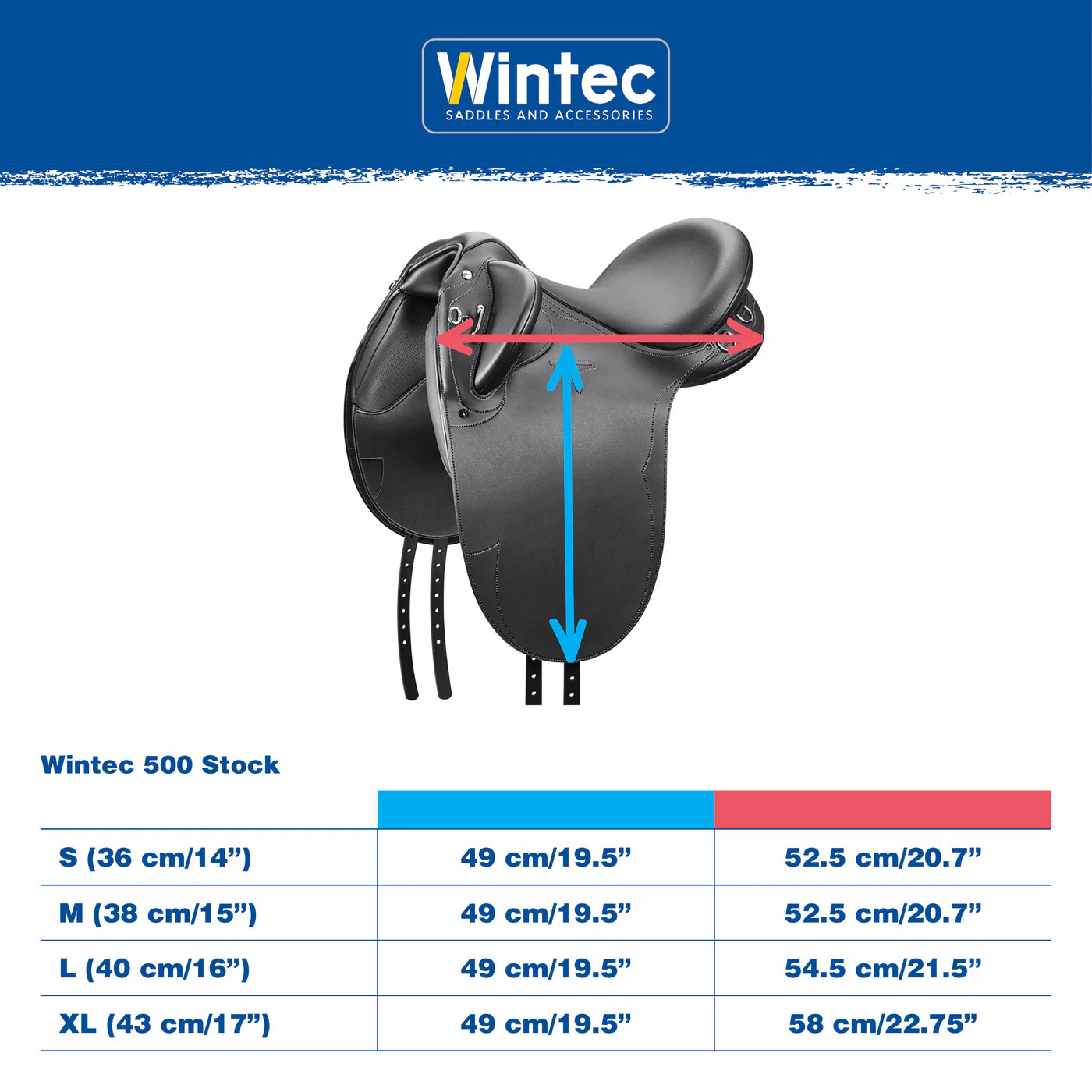 Wintec 500 Stock Saddle