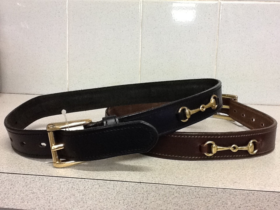 Ladies Leather Bit Belt