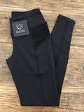 Bare Equestrian Adults Riding Tights- Black Rider