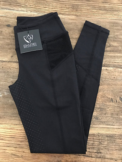 Bare Equestrian Adults Riding Tights- Black Rider