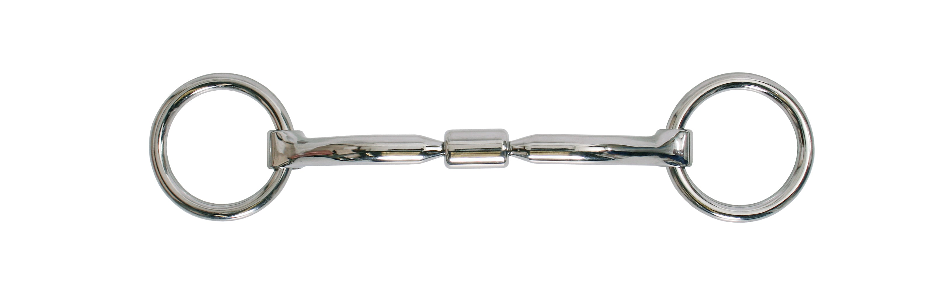 Platinum Loose Ring Bit with SS Roller Bradoon Rings