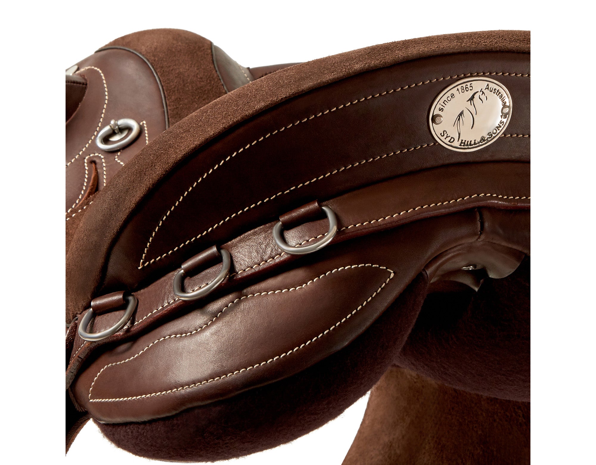 Syd Hill Premium Leather Adjustable Stock Saddle Swinging Fender